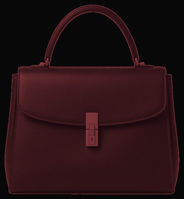 Bolso de mano guinda